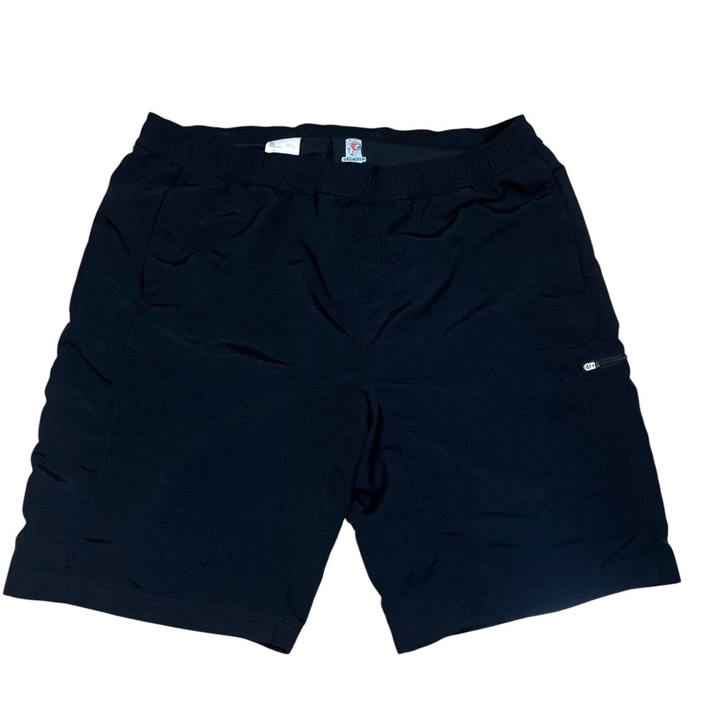 Specialized Mountain Bike Cargo Shorts Mens L Black Padded Liner Drawstring